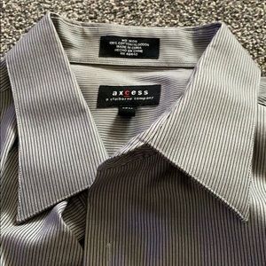 Gray Axcess Men’s long sleeve dress shirt